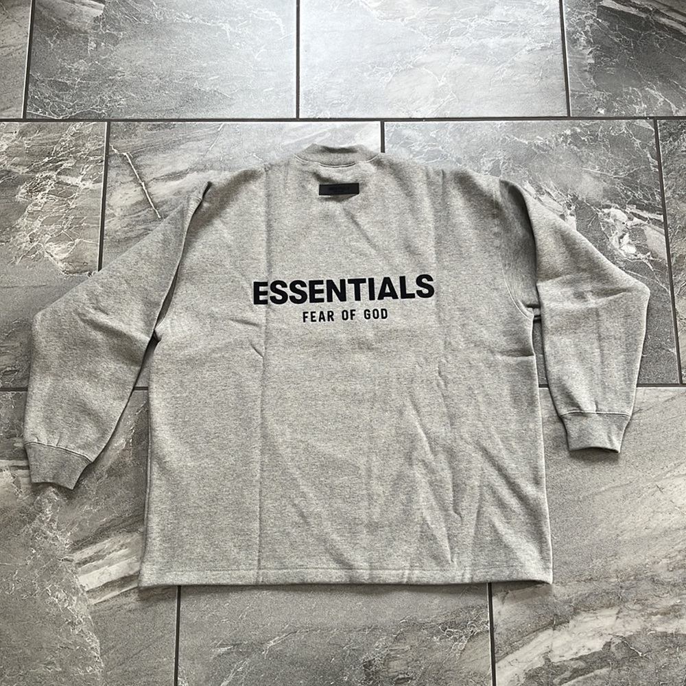 Essentials Fear Of God Heather Grey Crewneck size XS oversized fit unisex